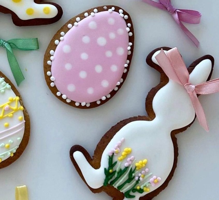 Osterlebkuchen und Eier bemalen 5. April